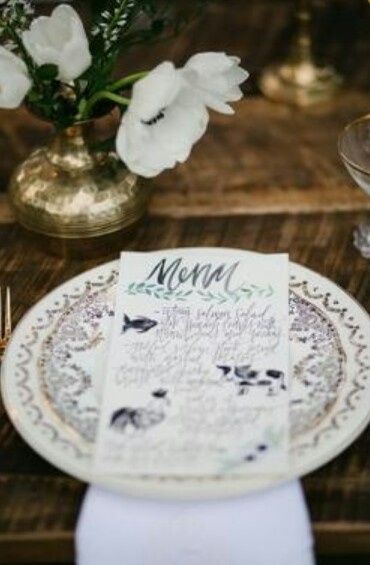 Ideas para presentar el menú de bodas!! - 10