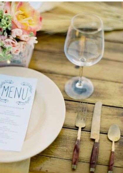 Ideas para presentar el menú de bodas!! - 14