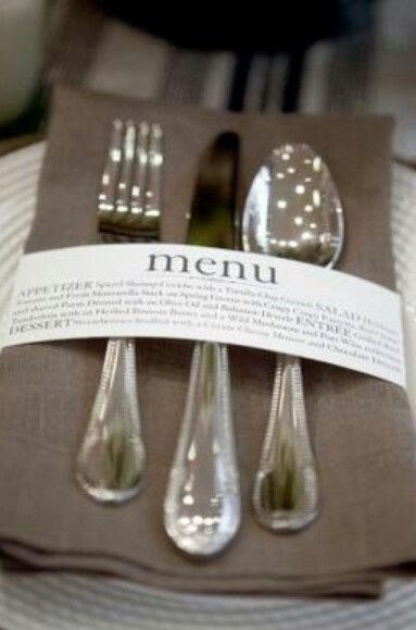 Ideas para presentar el menú de bodas!! - 16