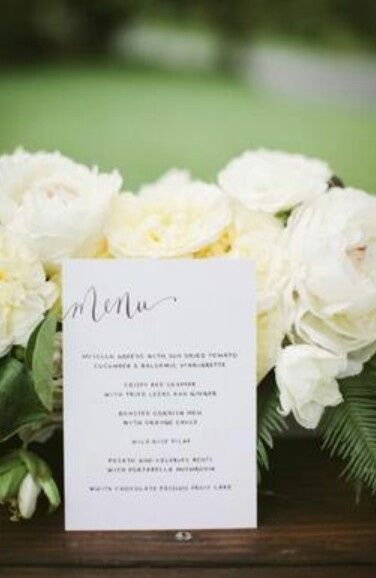 Ideas para presentar el menú de bodas!! - 18