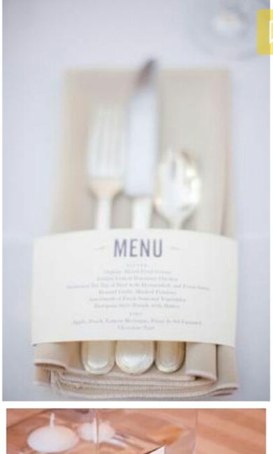 Ideas para presentar el menú de bodas!! - 28