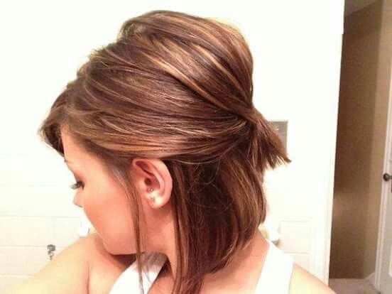 Ideas de peinados para cabello corto!! - 44