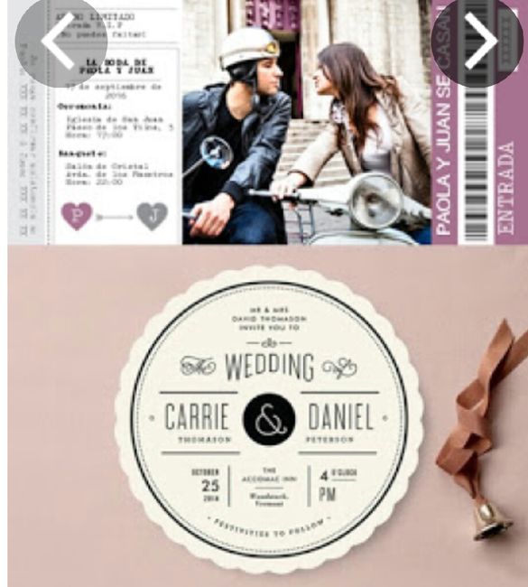 Diseños de invitaciones de boda... qué deben llevar? - 2