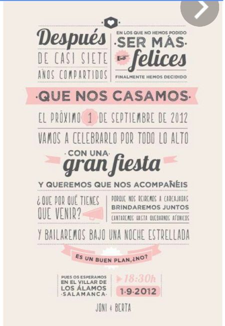 Diseños de invitaciones de boda... qué deben llevar? - 6