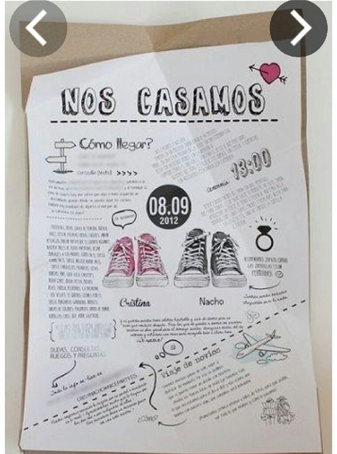Diseños de invitaciones de boda... qué deben llevar? - 9
