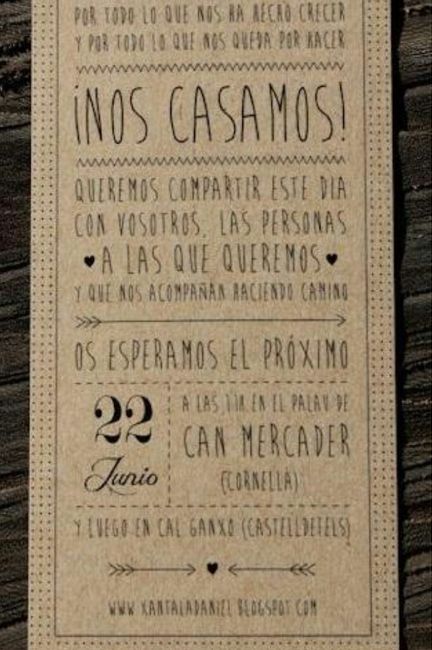 Diseños de invitaciones de boda... qué deben llevar? - 10