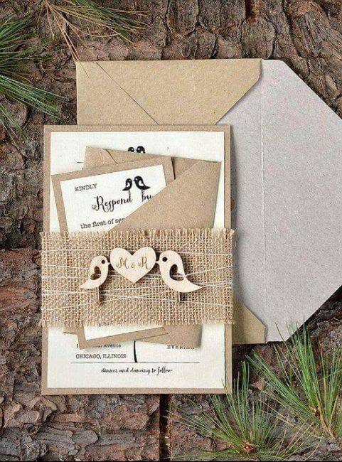 Diseños de invitaciones de boda... qué deben llevar? - 14