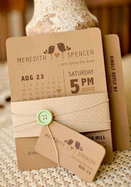Diseños de invitaciones de boda... qué deben llevar? - 28