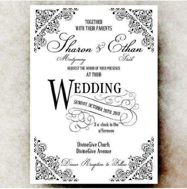 Diseños de invitaciones de boda... qué deben llevar? - 32