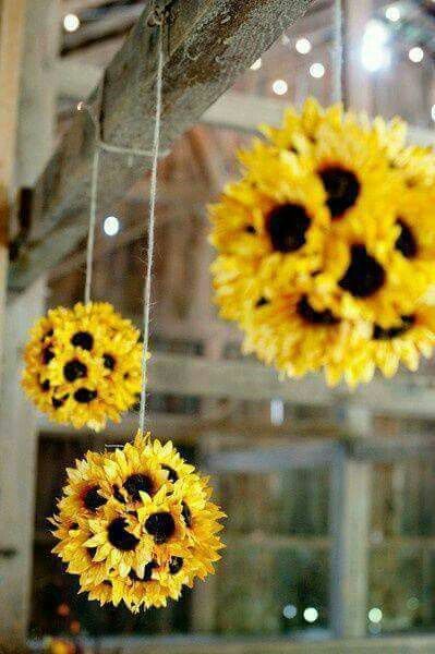 Decoración con girasoles!! - 5