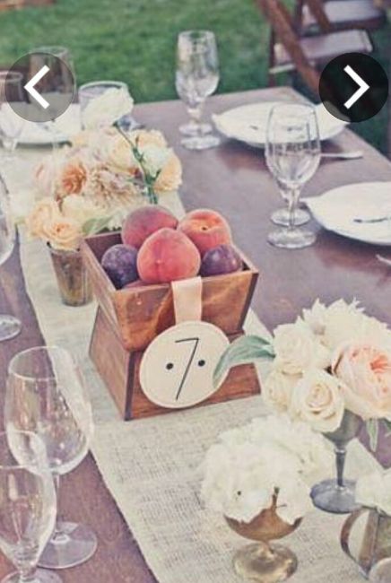 Centros de mesa con frutas!! - 4