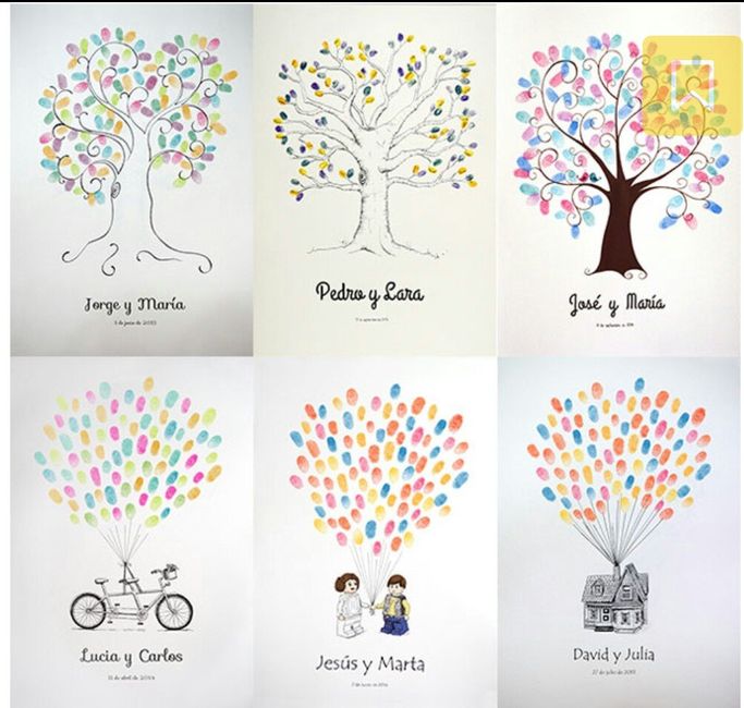  Ideas para el libro de firmas!! - 16