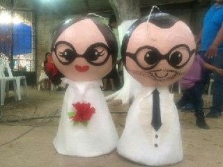 Piñatas novios 2