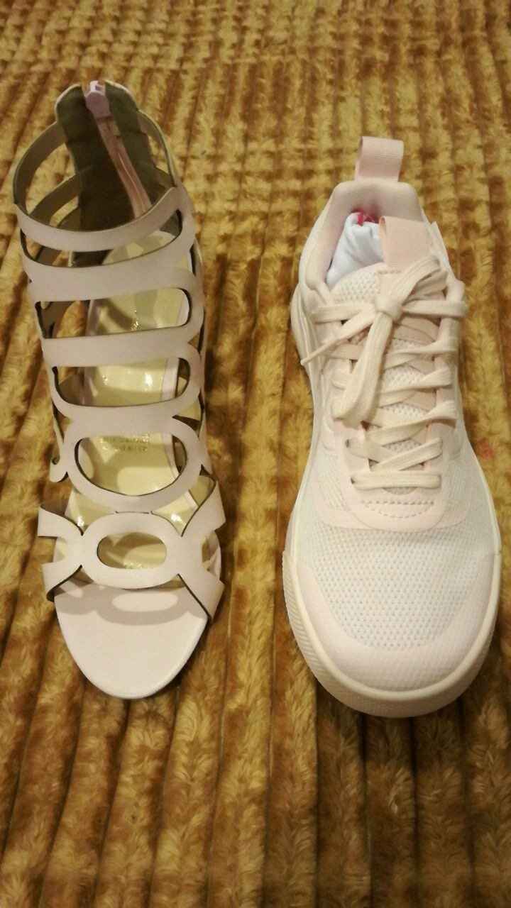 La foto del calzado, jejeje