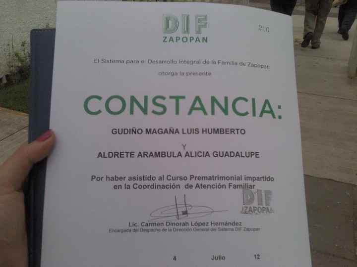 constancia de curso