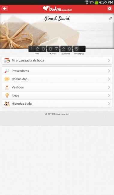 Días para mi boda 30-01-2014