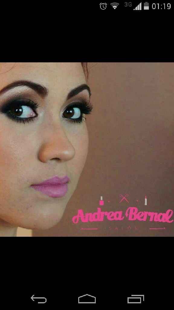 Mi foto con /sin maquillaje - 1