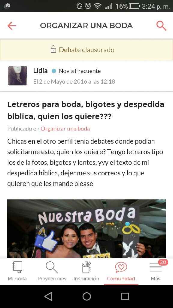 Debate clausurado!!! porque? - 1