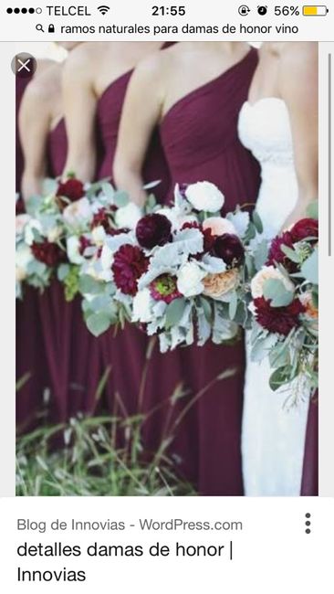 Ramos o pulseras para las damas de honor - 1