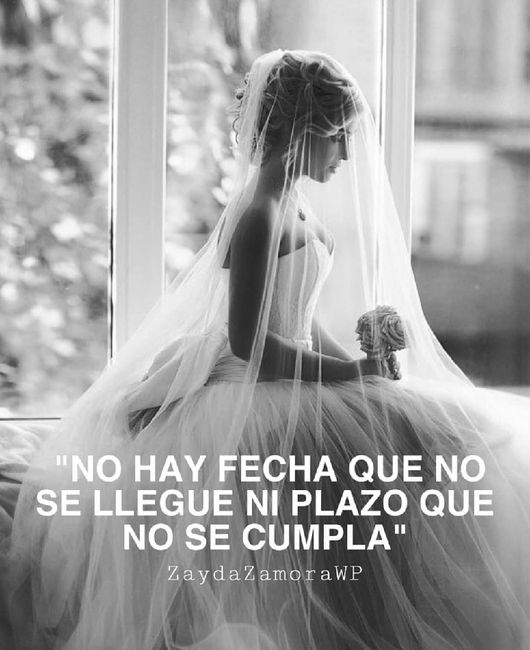 Nuevamente Cambio de fecha de mi Boda!!! 1