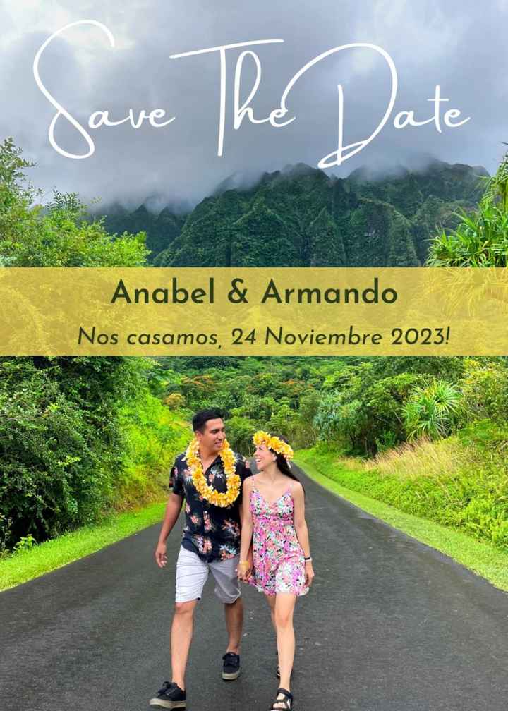 ¿Tendrás Save the date? 📸💍 - 1