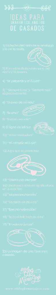  Qué le grabaras a sus anillos??? 😊❤🙌 - 1