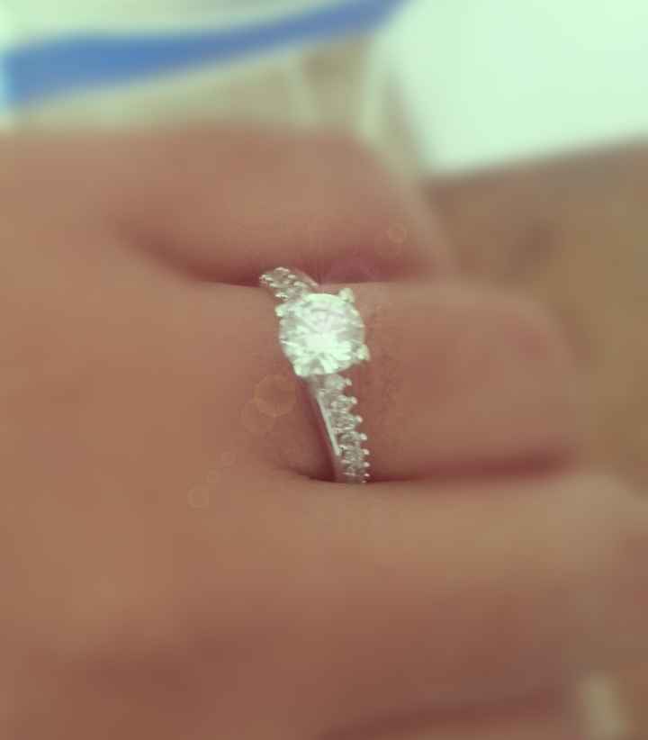 Anillos como lo prefieres oro blanco o amarillo? - 1