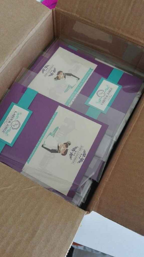 Por fin!! mis invitaciones :) - 2