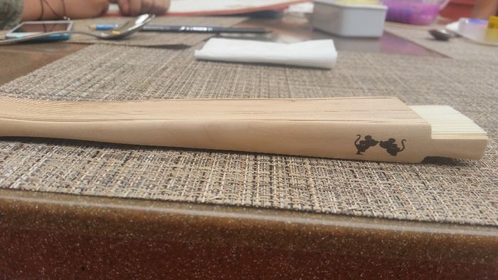 Abanico de un lado