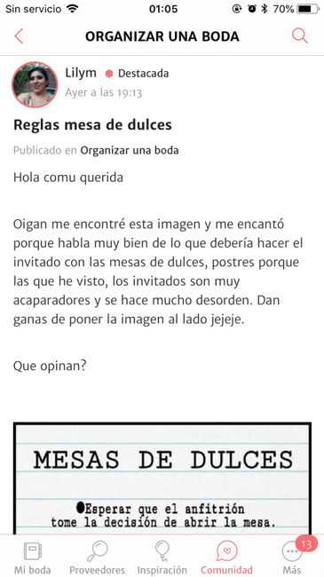 Sugerencias de mesa de postres y dulces - 1