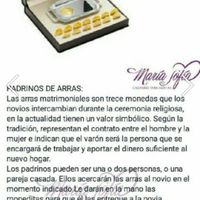 Madrina o padrino de arras - 1
