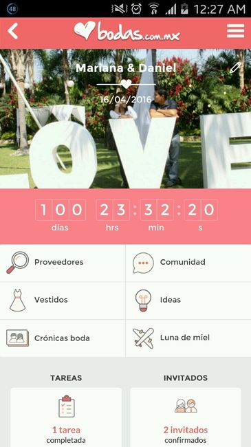 Novios que nos casamos el 16 de Abril de 2016 en Distrito Federal - 1