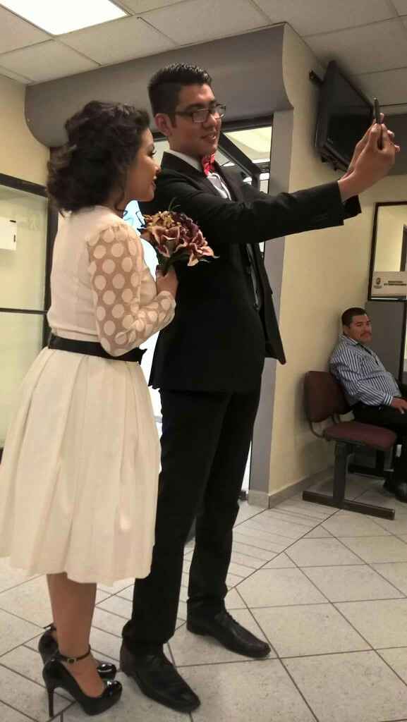 Nuestra boda civil.. ❤🎩👰😍 - 5