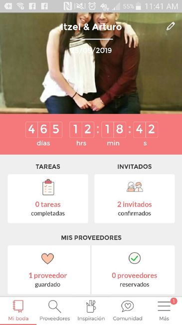 ¡Escribe los días que faltan para tu boda! 3