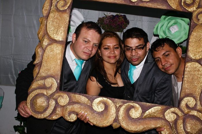 Cabina fotografica para recuerdos durante la boda - 3