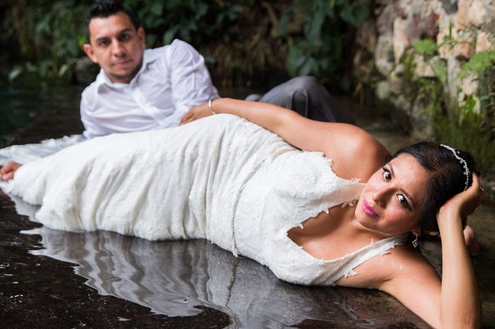 Trash the dress bajo el agua 💦💦 - 8