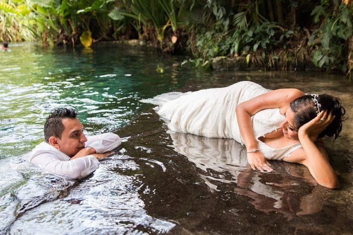 Trash the dress bajo el agua 💦💦 21