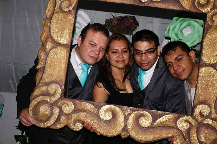 Cabina fotografica para recuerdos durante la boda - 3
