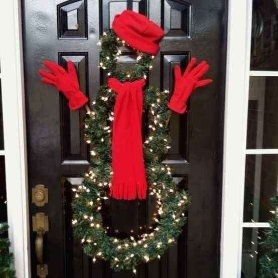  Ideas navideñas para la puerta de tu hogar !! - 3