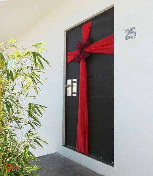  Ideas navideñas para la puerta de tu hogar !! - 4