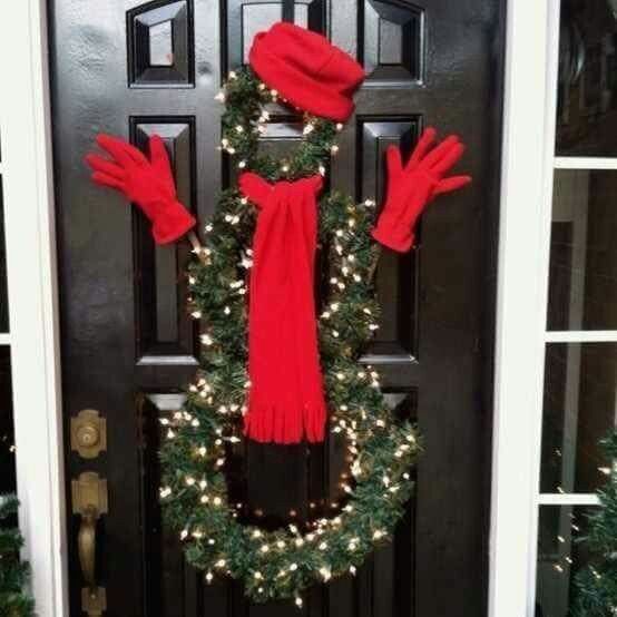  Ideas navideñas para la puerta de tu hogar !! - 3