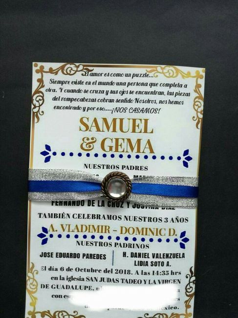 borrador y Presentación de Invitaciónes parte 2 - 2