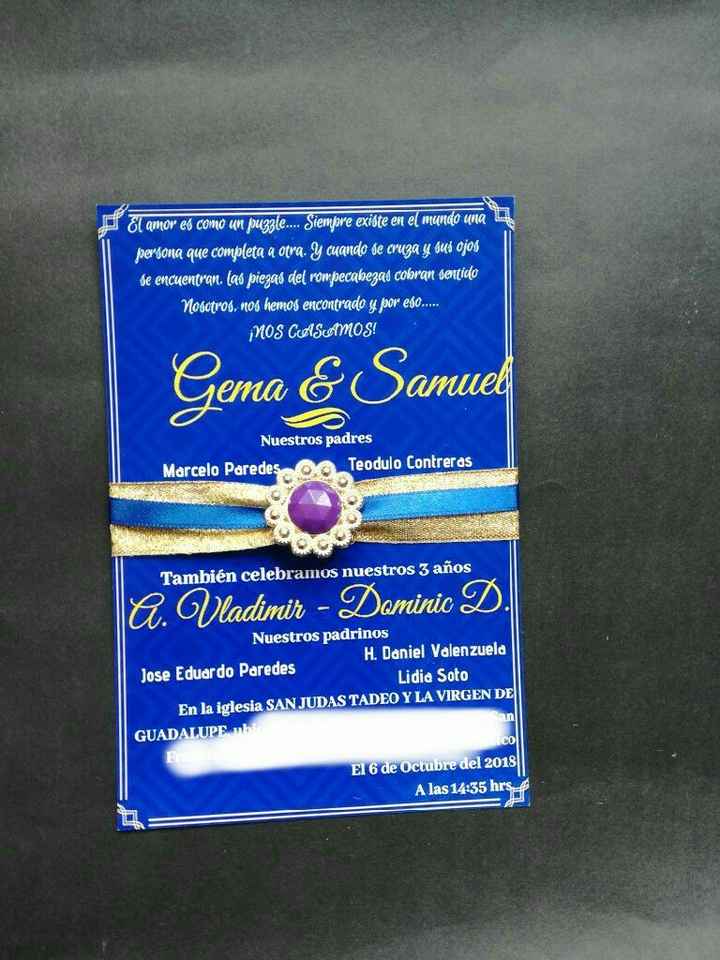 borrador y Presentación de Invitaciónes parte 2 - 1