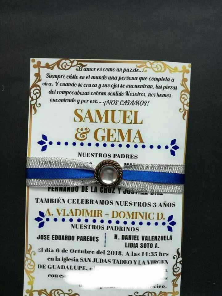 borrador y Presentación de Invitaciónes parte 2 - 2