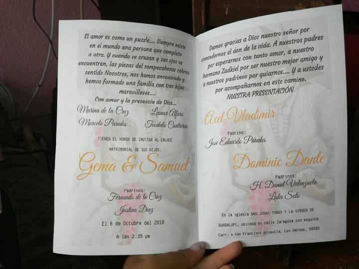 Invitaciónes a repartir 💐💐💐💐💐💐 - 5