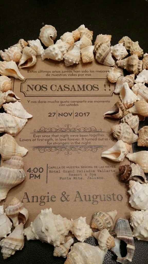 Mis invitaciones 😍 - 1