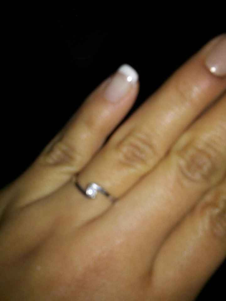 Por fin tengo mi anillo de compromiso.  cual es el tuyo - 1