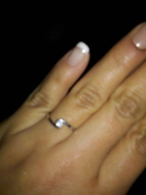 Por fin tengo mi anillo de compromiso.  cual es el tuyo - 1