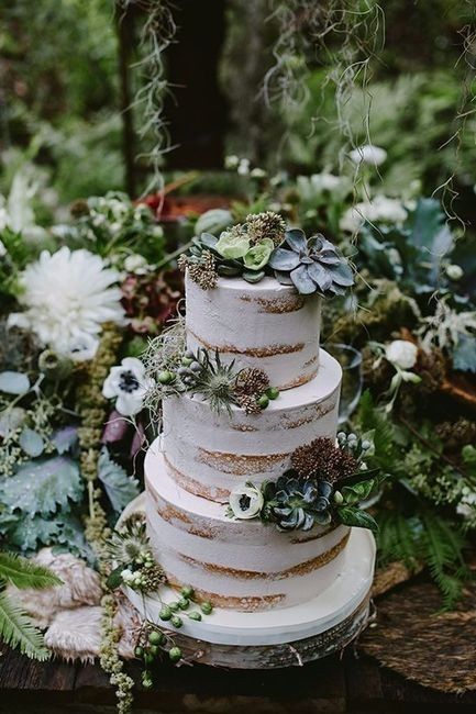 Bosque hermosa idea para pasteles 7