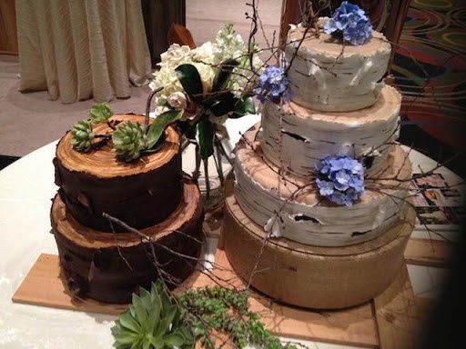 Bosque hermosa idea para pasteles 11